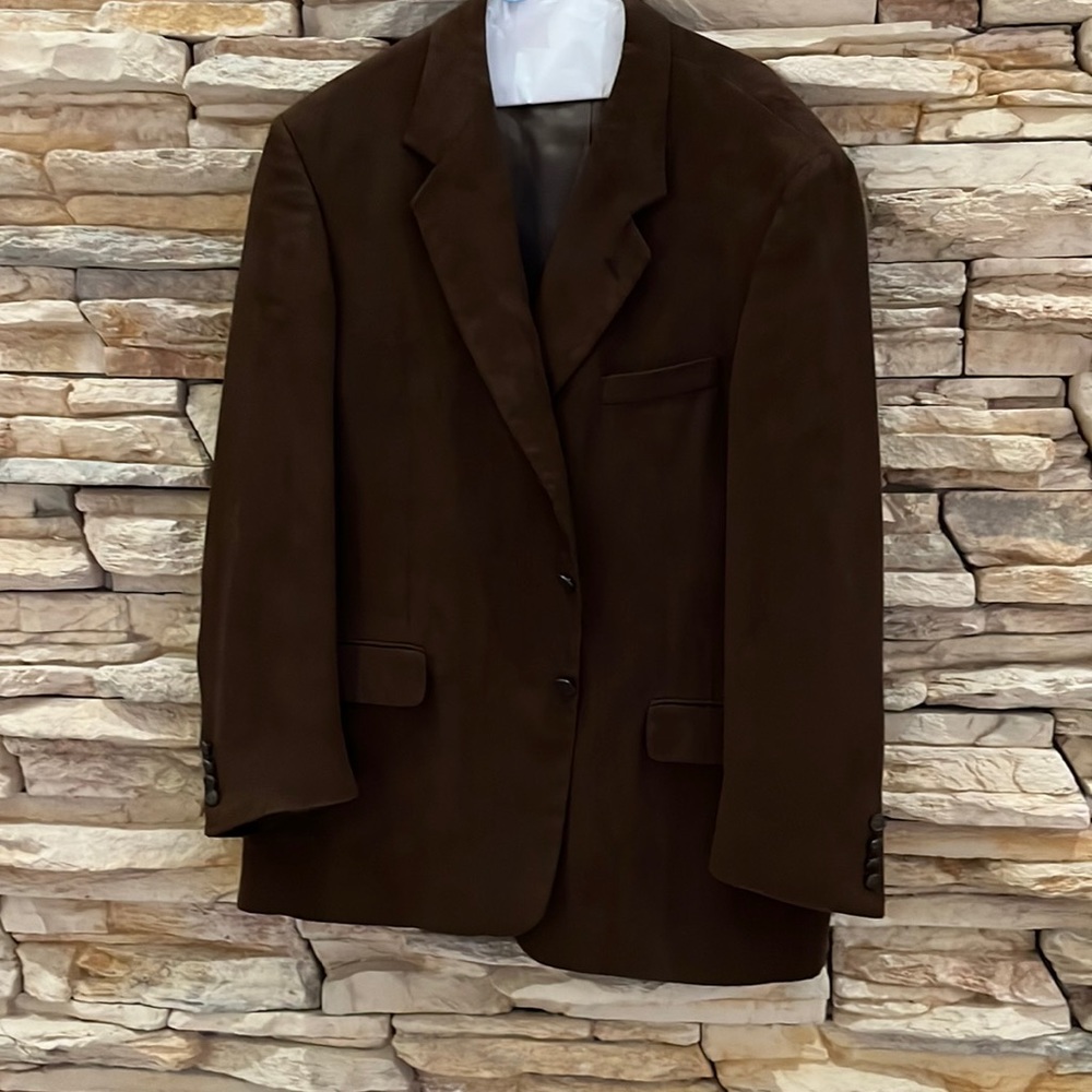 Brown Suede Blazer